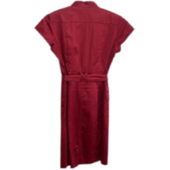 H&M Dresses & Skirts - H&M Red Pocket Button Short Sleeve Dress Size 2 NWOT